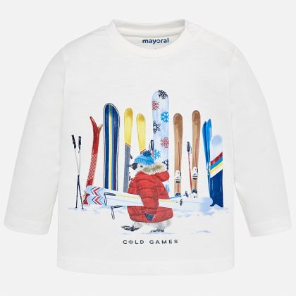 Triko MAYORAL bílé LYŽE