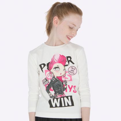 Triko MAYORAL bílé WIN - 12 let 