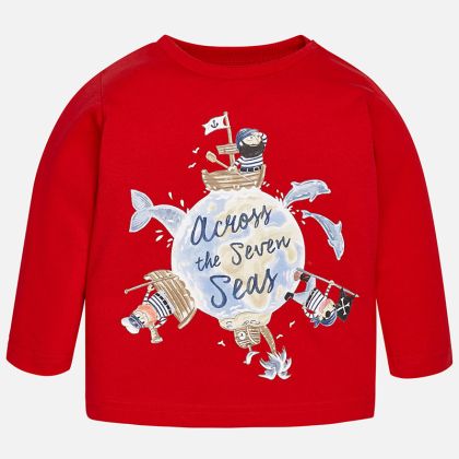 Triko MAYORAL červené SEAS - 18 měsíců 