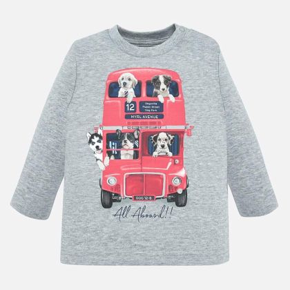 Triko MAYORAL šedé AUTOBUS