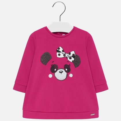 Šaty MAYORAL růžové MALINA - 12 měsíců 