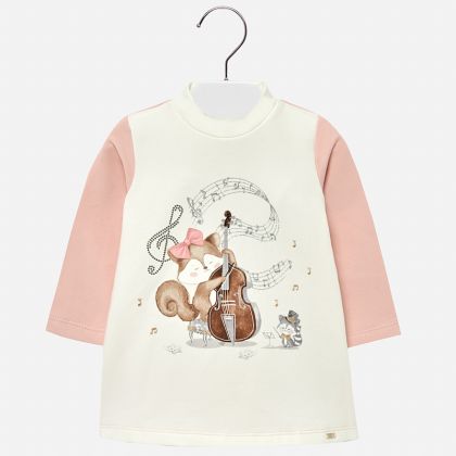 Šaty MAYORAL růžové LIŠKA - 36 měsíců