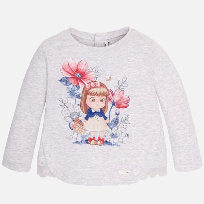 Triko MAYORAL šedé PANENKA 18 měsíců 