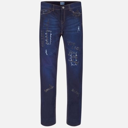 Rifle MAYORAL tmavé MODERN - 14 let (157)