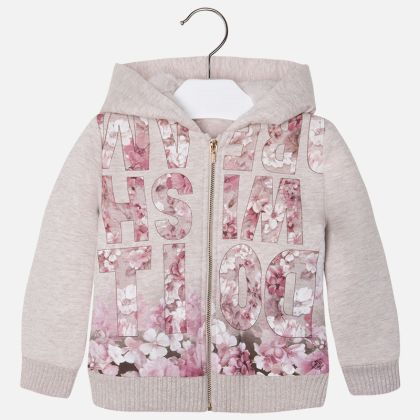 Mikina MAYORAL krémová RŮŽE - 3 roky (98) 