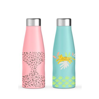 SUAVINEX | TERMO NEREZOVÁ FĽAŠA 500ml JUNGLE MODRÁ