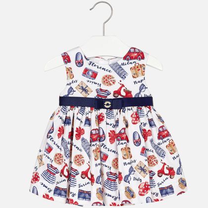 Šaty MAYORAL bílé ITALY - 36 měsíců (98) 