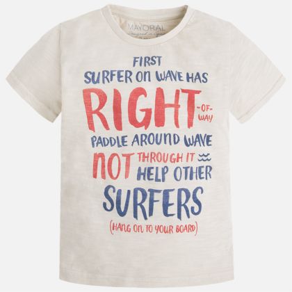 Triko MAYORAL s nápisem RIGHT