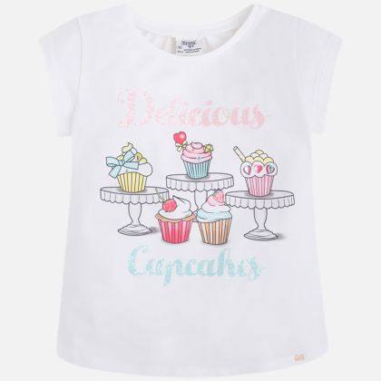 Triko MAYORAL bílé DORTÍK - 6 let (116) 