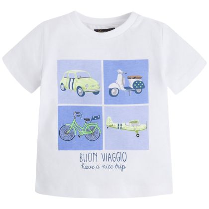 Triko MAYORAL bílé TRIP - 24 měsíců (92)