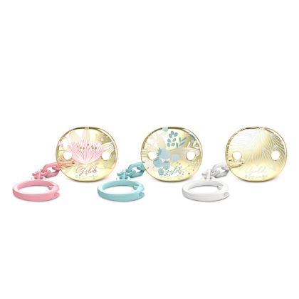 SUAVINEX | GOLD KLIP NA DUDLÍK PREMIUM - modrá