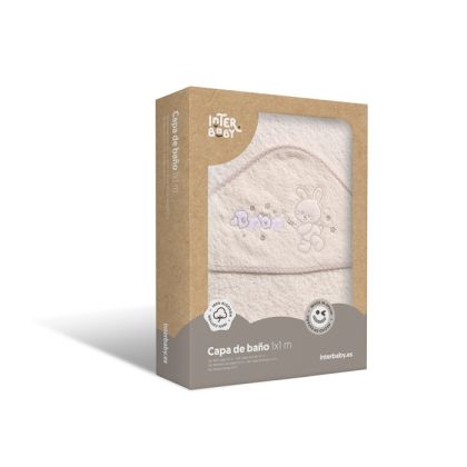 INTERBABY | Osuška froté KRÁLÍČEK BEBE - KRÉMOVÁ