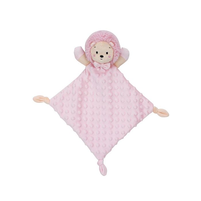 INTERBABY | SET MÉĎA - ergonomický polštářek + přítulka - růžový