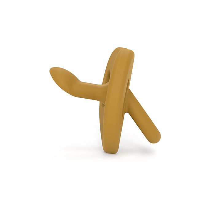 SUAVINEX | ŠIDÍTKO anatomické SILIKON 6-18m SX PRO - COLOUR ESSENCE - okrové