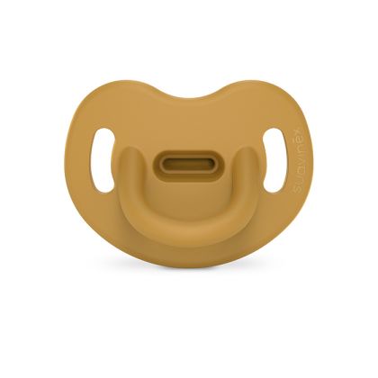 SUAVINEX | ŠIDÍTKO anatomické SILIKON 6-18m SX PRO - COLOUR ESSENCE - okrové