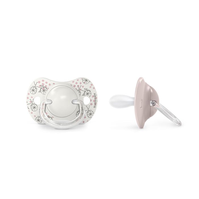 SUAVINEX | Dudlík SX PRO fyziologický Walk 0/6m 2 ks - růžový