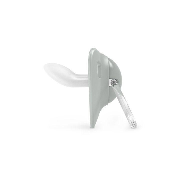 SUAVINEX | Dudlík anatomický silikon 6/18 m 2 ks Walk - šedý