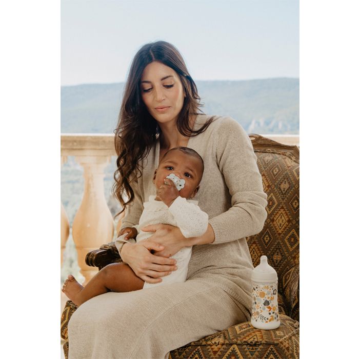 SUAVINEX | Dudlík SX PRO fyziologický WONDERLAND 0/6m - KRÉMOVÁ