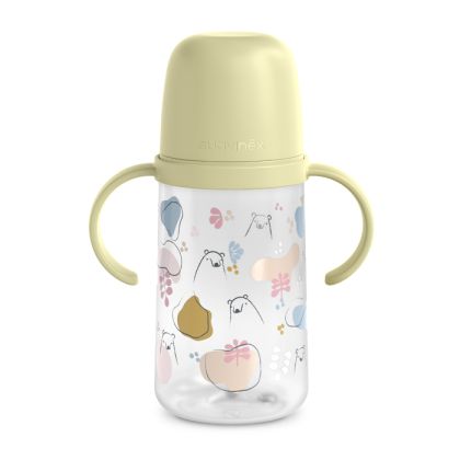 SUAVINEX | DRUHÁ láhev s oušky BEAR 270 ml - ZELENÁ