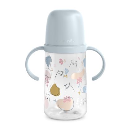 SUAVINEX | DRUHÁ láhev s oušky BEAR 270 ml - MODRÁ