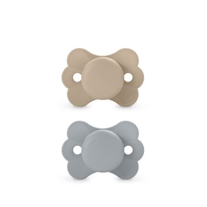 SUAVINEX | Dudlík SX PRO fyziologický 2 ks WONDERLAND 6/18m - MODRÝ + KRÉMOVÝ