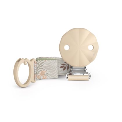 SUAVINEX | KLIP na dudlík se stuhou POETRY - krémový