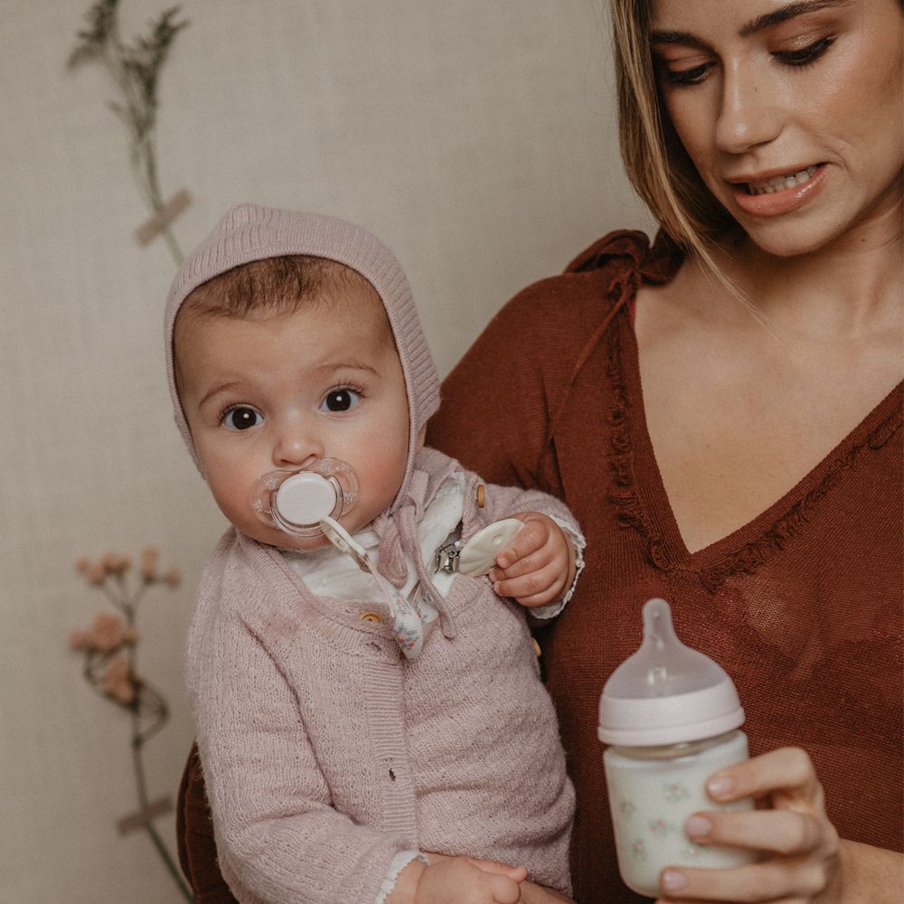 SUAVINEX | Dudlík SX PRO fyziologický POETRY 0/6 m - růžový