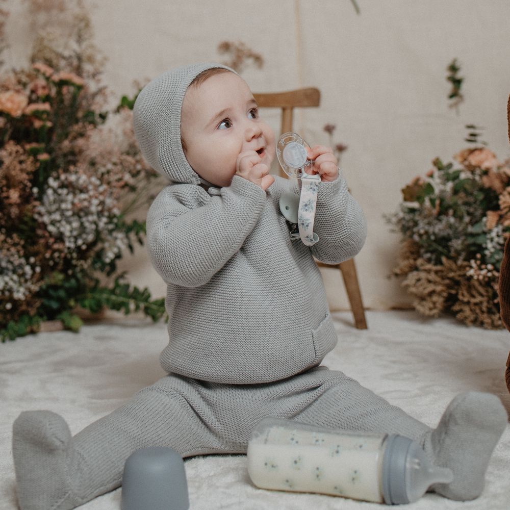 SUAVINEX | Kojenecká láhev POETRY 270ml FYZIOL PRŮTOK M - modrá