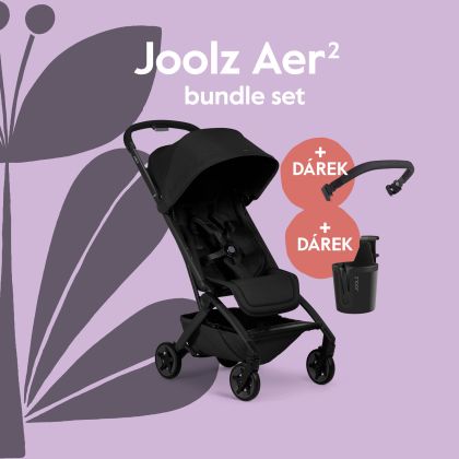 Joolz AER2 kočík BUNDLE SET | Space black