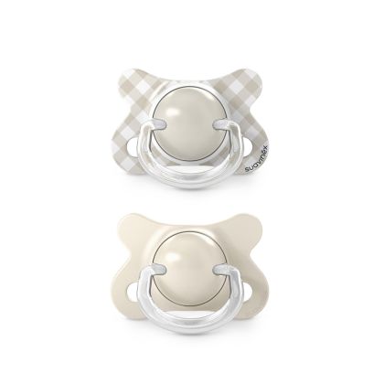 SUAVINEX | Dudlík SX PRO fyziologický WILD & FREE -2/2 m - krémový