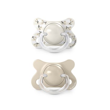 SUAVINEX | Dudlík SX PRO fyziologický BIRDIES -2/2 m - krémový