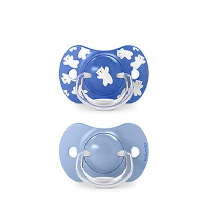 SUAVINEX | Dudlík SX PRO fyziologický WILD & FREE +18m 2 ks - modrý