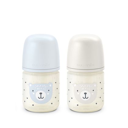 SUAVINEX | Fľaša SKLO WILD & FREE 120 ml fyziologická SX PRO +0 SF