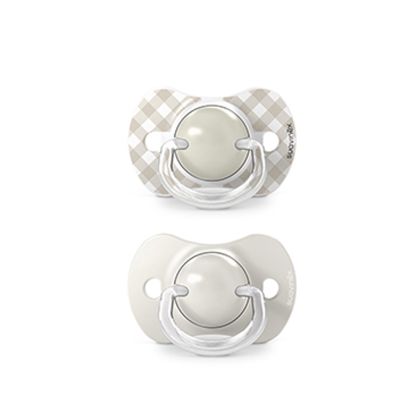 SUAVINEX | Dudlík SX PRO fyziologický WILD & FREE 0/6m 2 ks - krémový