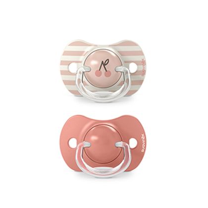 SUAVINEX | Dudlík SX PRO fyziologický BIRDIES +18m 2 ks - růžový