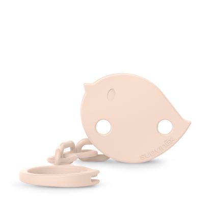 SUAVINEX | Klip na dudlík BIRDIES - růžový