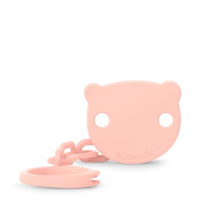 SUAVINEX | Klip na dudlík WILD & FREE - růžový