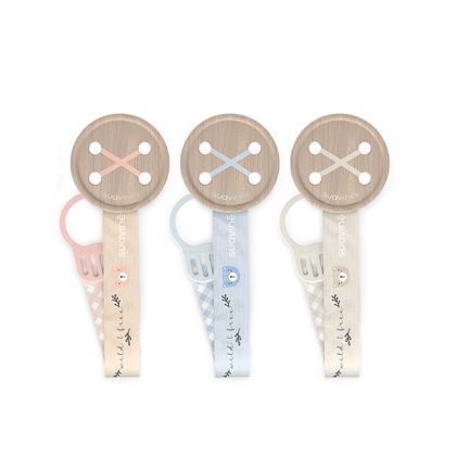 SUAVINEX | Klip na dudlík se stuhou WILD & FREE