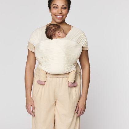 ERGOBABY | ŠÁTEK/Aura Sustainably Sourced MESH Baby Wrap - Cream
