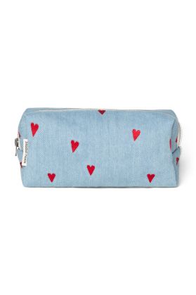 STUDIO NOOS - Denim POUCH - kabelka | Blue Hearts