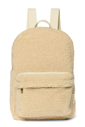 STUDIO NOOS - Teddy Midi BACKPACK - batůžek s přední kapsou | Ecru