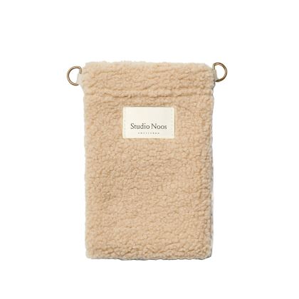 STUDIO NOOS - Teddy Phone BAG - taštička na telefon | Ecru