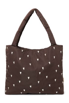 STUDIO NOOS - Puffy MOM BAG | Brown Hearts