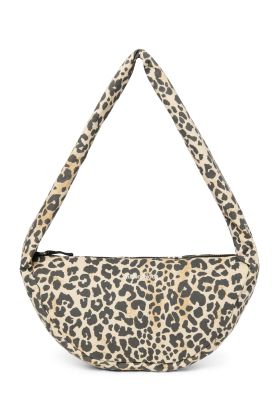 STUDIO NOOS - Soft Cotton Mini Cross Body Bag | Natural Leopard