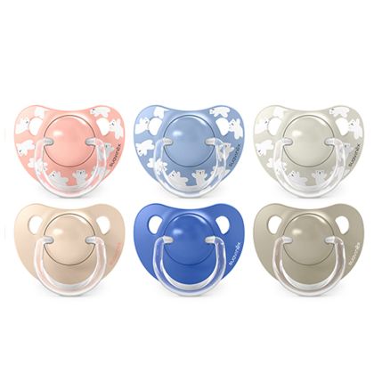 SUAVINEX | Dudlík anatomický silikon 6/18 m 2 ks WILD & FREE