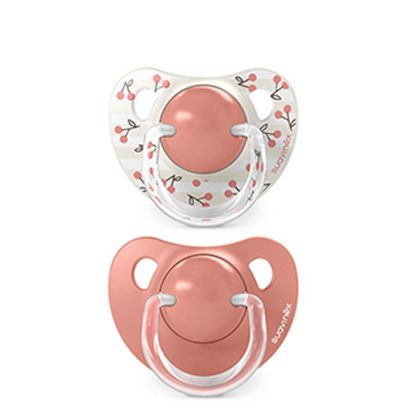 SUAVINEX | Dudlík anatomický silikon +18 m 2 ks BIRDIES - růžový