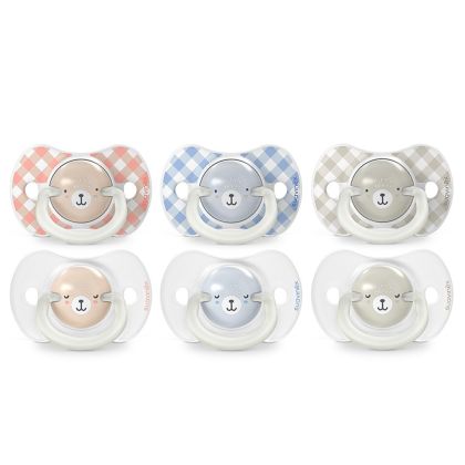 SUAVINEX | Šidítko DEN&NOC fyziologické silikon WILD @ FREE 0-6 m - 2 ks