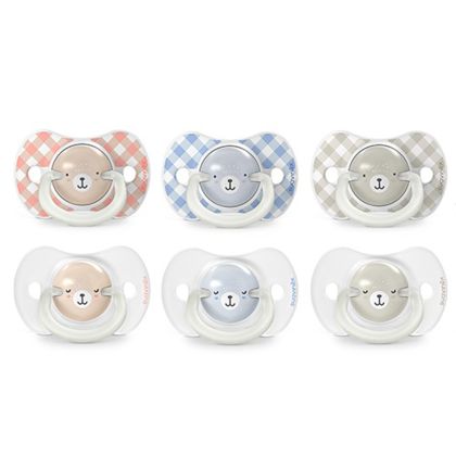 SUAVINEX | Šidítko DEN&NOC fyziologické silikon WILD & FREE 6-18 m - 2 ks