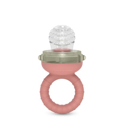 SUAVINEX | BEZPEČNOSTNÍ krmítko na ovoce COLOUR ESSENCE - RŮŽOVÉ