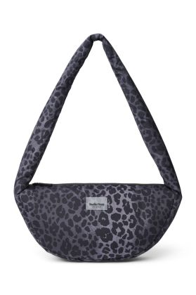 STUDIO NOOS - Puffy Mini Cross Body Bag | Black Leopard